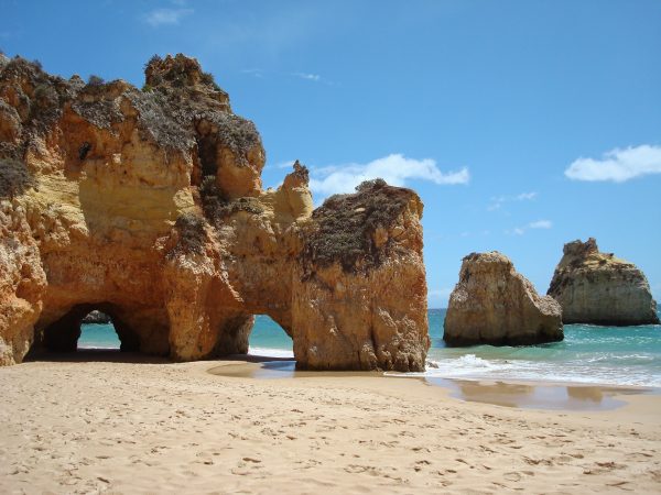 Algarve-kysten i Portugal