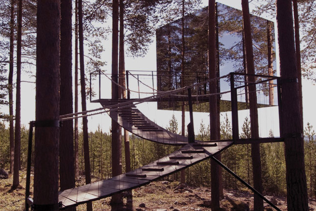 bæredygtige rejser - Treehotel i Sverige