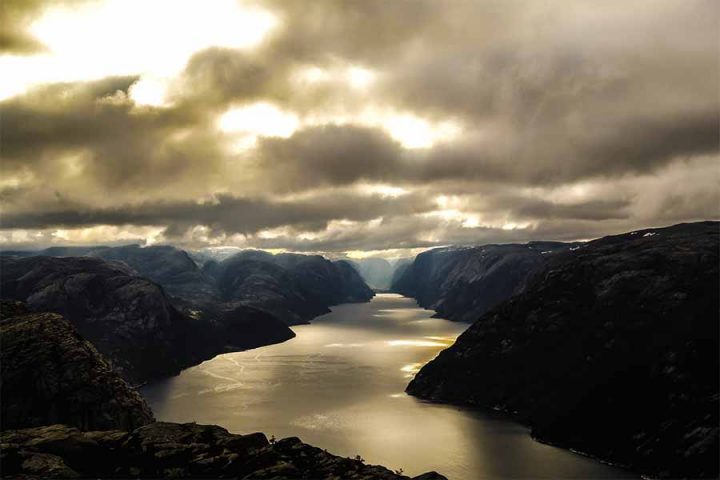 Lysefjorden i Norge
