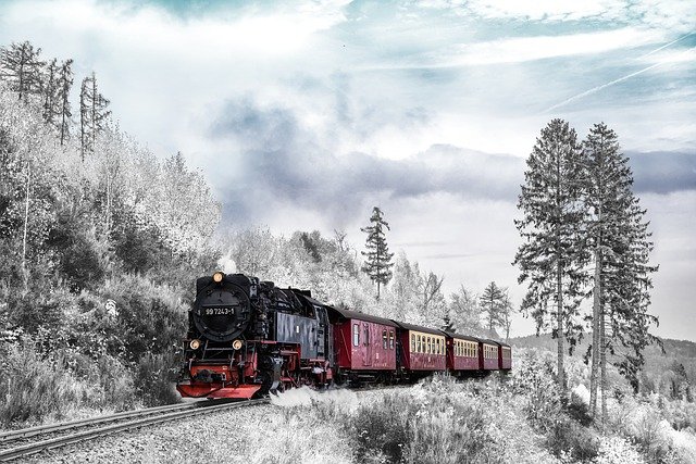 Smukke togrejser i både vinter- og sommerland