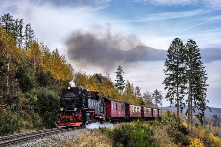 Togrejser i Europa med damplokomotiv