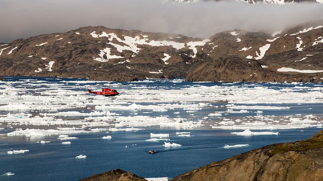 Helikopter i Grønland