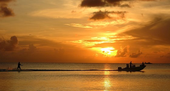 Solnedgang Bahamas