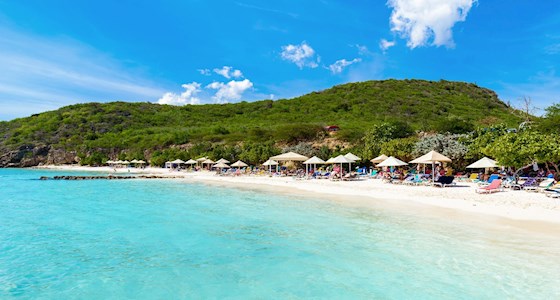 Sandtrand i Curacao