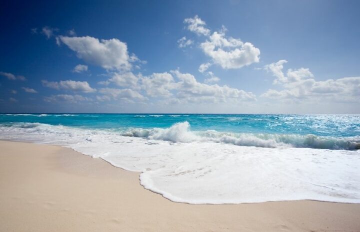Området omkring Cancún er fuld af lækre strande.