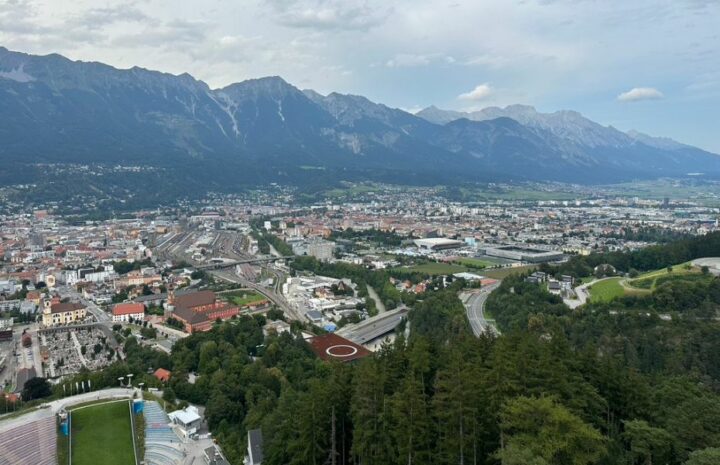 Udsigt over Innsbruck