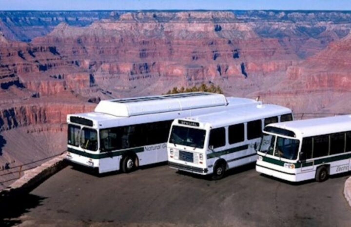 Shuttlebusser i Grand Canyon